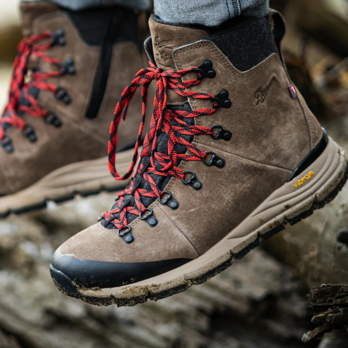 New Danner Arctic 600 Side-Zip Brown/Red