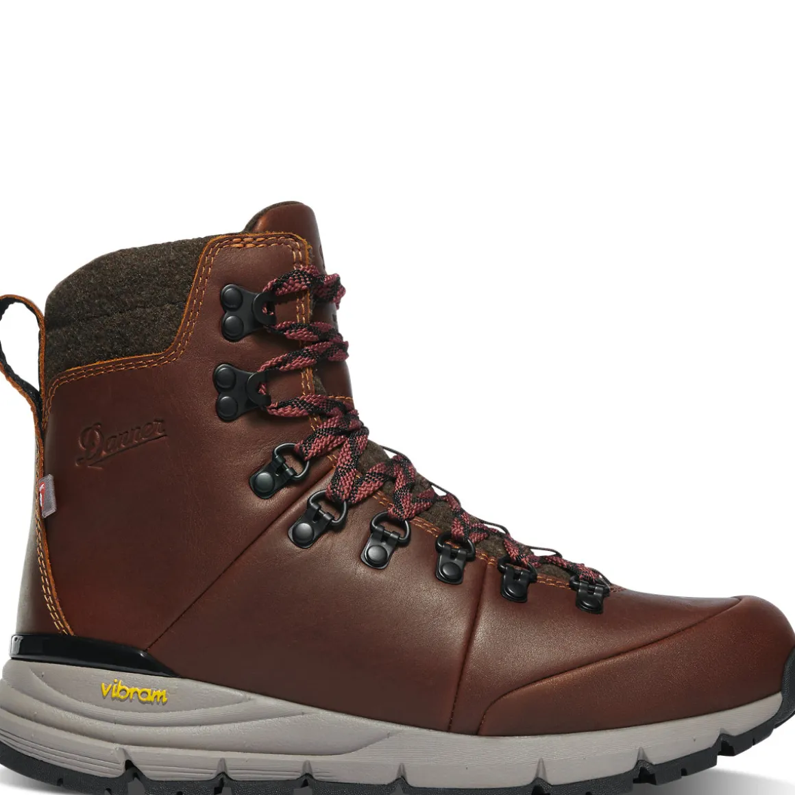 Shop Danner Arctic 600 Side-Zip Brown/Red