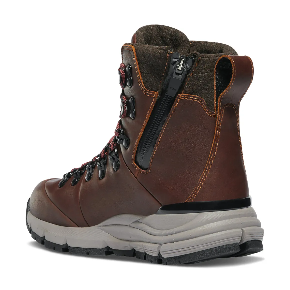 Shop Danner Arctic 600 Side-Zip Brown/Red