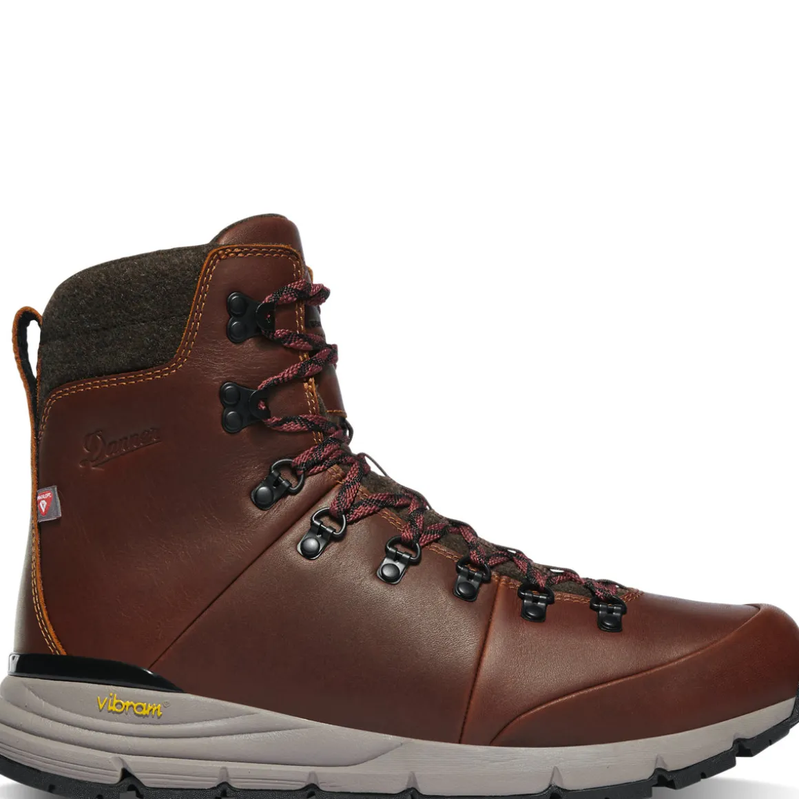 Shop Danner Arctic 600 Side-Zip Brown/Red