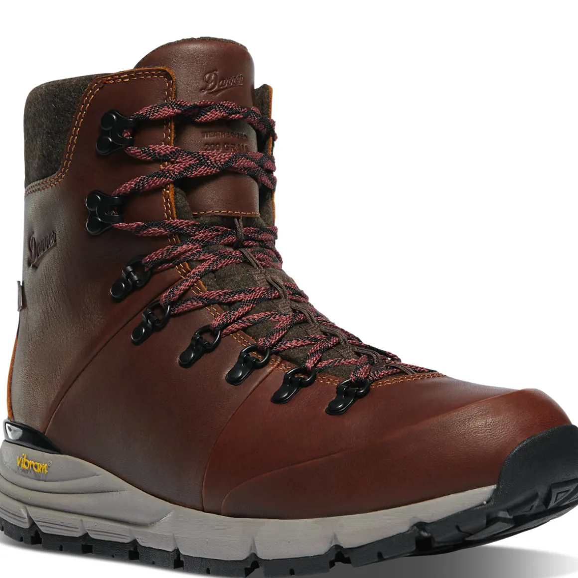 Shop Danner Arctic 600 Side-Zip Brown/Red