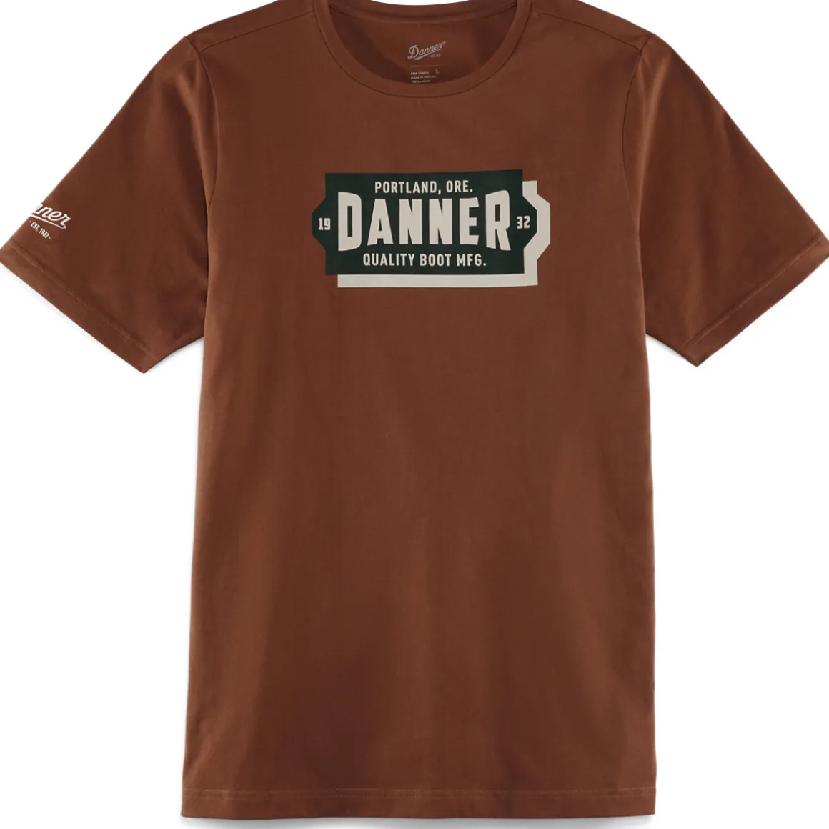 Shop Danner Banner Tee BrickRed