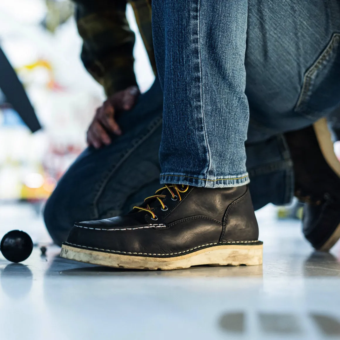 Store Danner Bull Run Moc Toe Black
