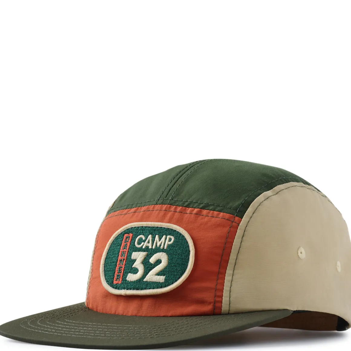 Hot Danner Camp 32 Color Block Cap Loden/Khaki