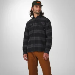Hot Danner Cedar Mill Cotton Flannel Shirt BlackPlaid