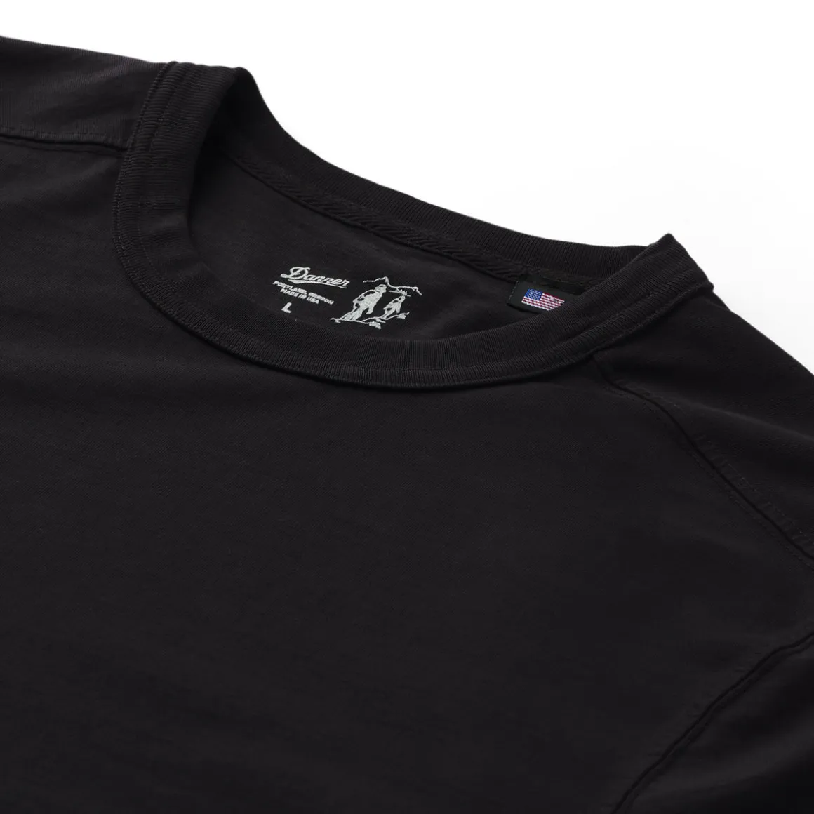 New Danner Heavyweight Long Sleeve Tee Black