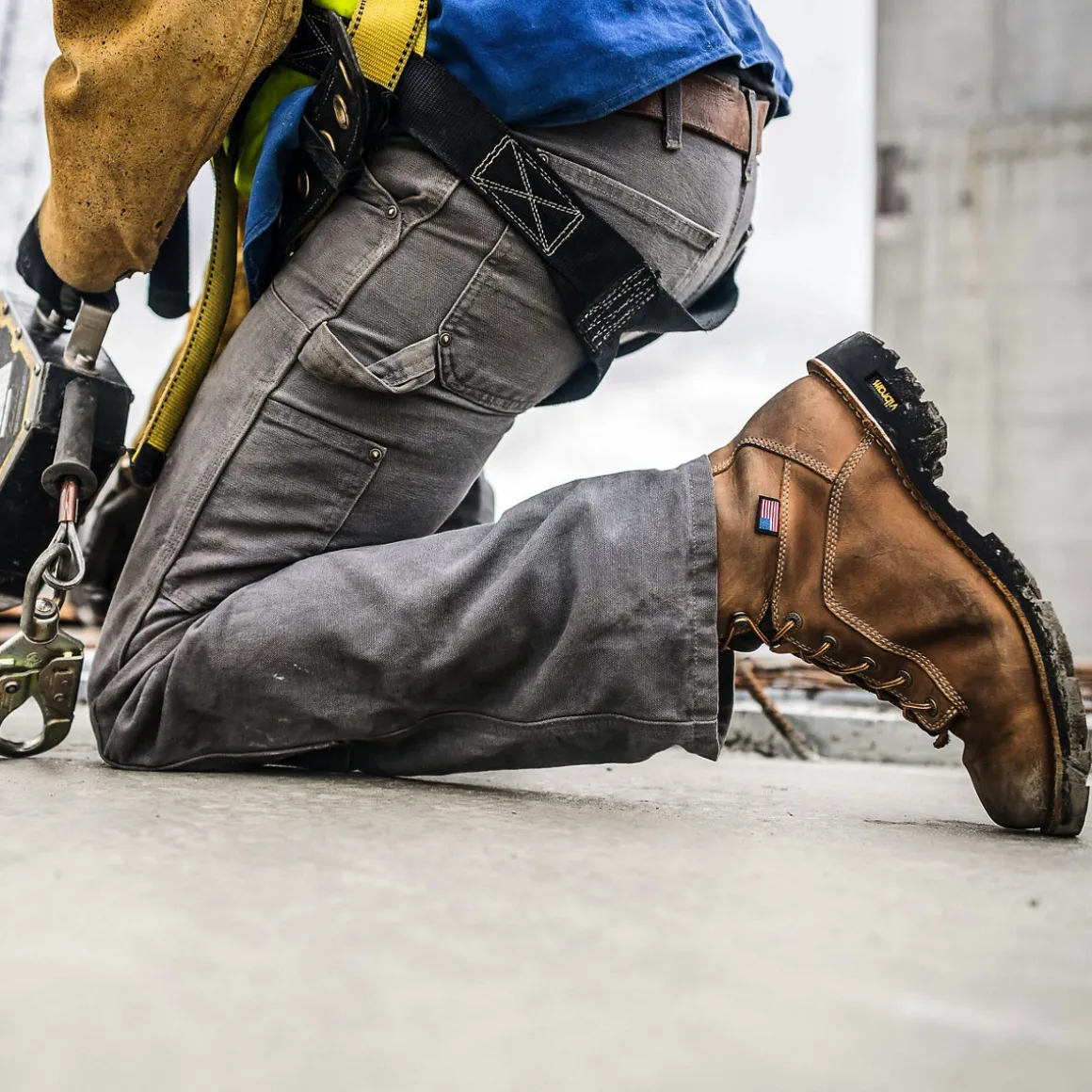 Hot Danner Quarry USA DistressedBrown