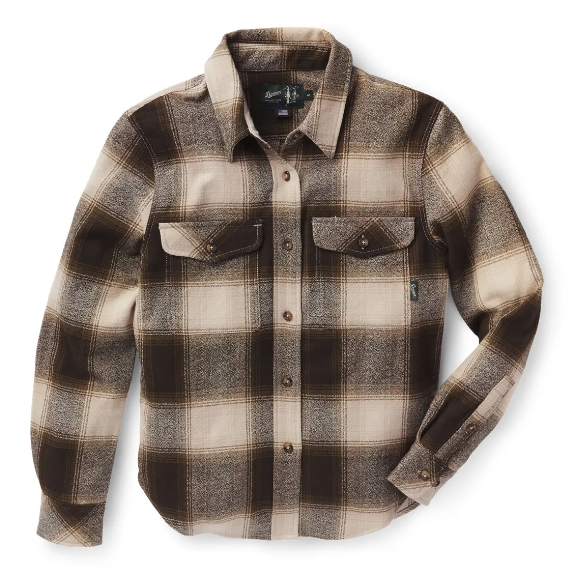Best Sale Danner Sauvie Cotton Flannel Shirt EarthPlaid
