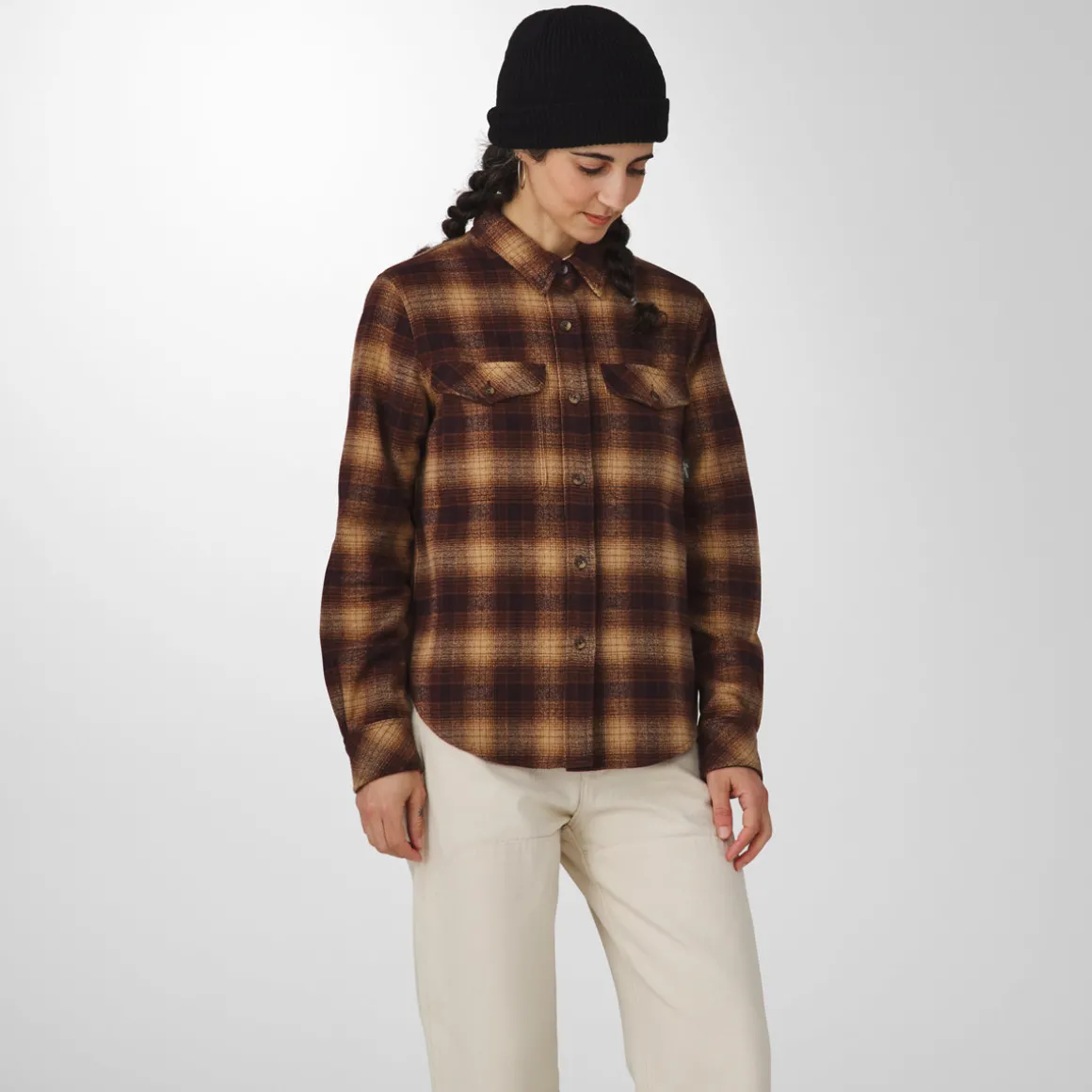 Best Sale Danner Sauvie Cotton Flannel Shirt EspressoPlaid