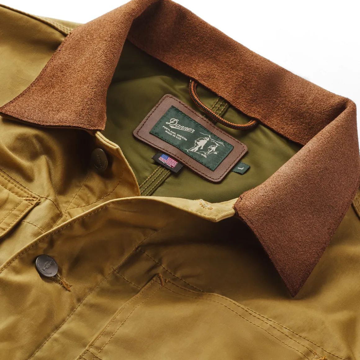 Sale Danner Shipyard Waxed Canvas Jacket Tan/Bison