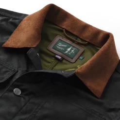 Fashion Danner Shipyard Waxed Canvas Jacket Black/Bison