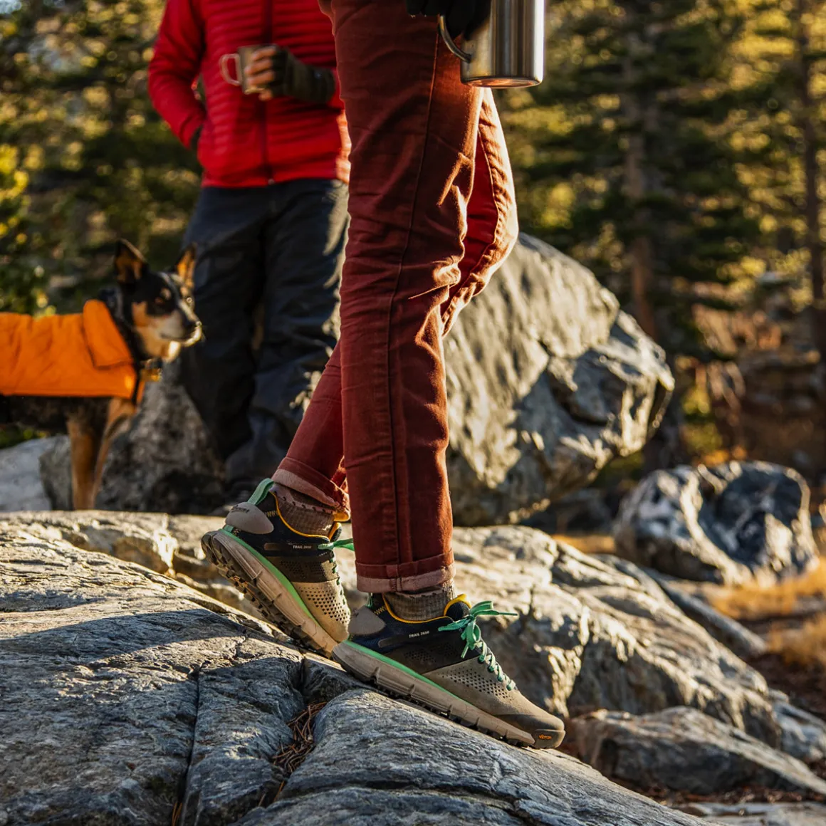 Shop Danner Trail 2650 Gray/Blue/SpectraYellow
